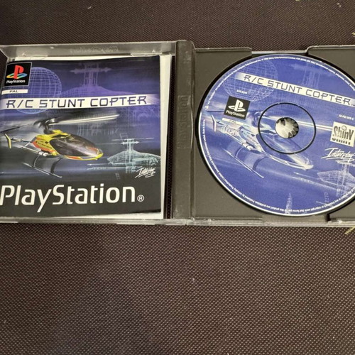 R/C Stunt Copter PlayStation (PS1) game used