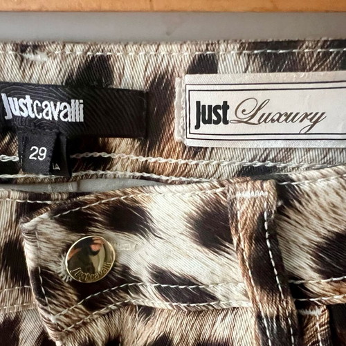 Just Cavalli leopard print pants like new