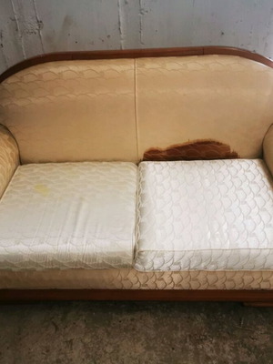 Two-seater sofa used