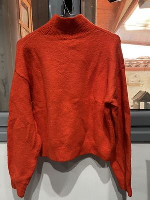 Turtleneck sweater H&M like new, orange, size XS
