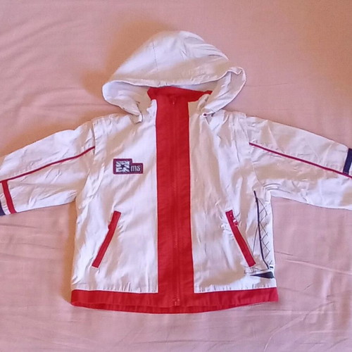 Mandarino Jacket With Detachable Sleeves Like New, Size 3