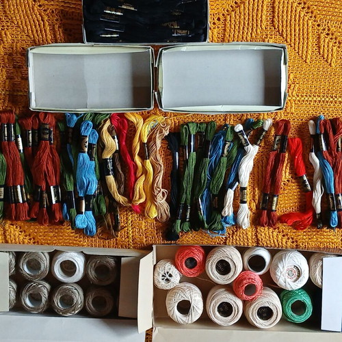 Mouline Special Embroidery Threads Pack with DMC Number 80 and 8