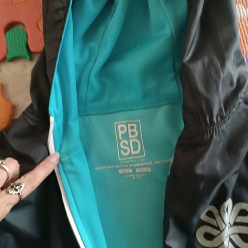 Pull and Bear large turquoise jacket like new