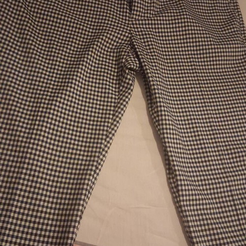 Zara Man Checked Pants size 42 new, black and white