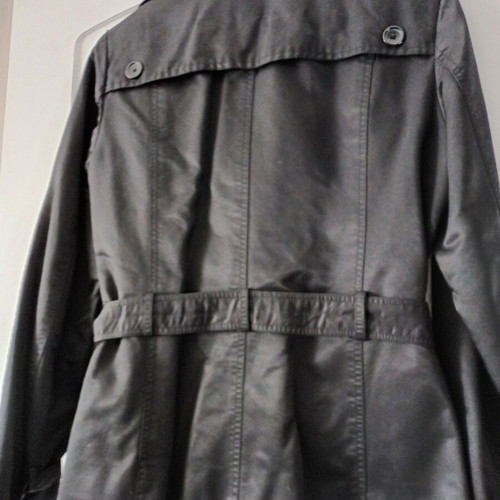 Zara Waterproof Coat Size Large Like New Black