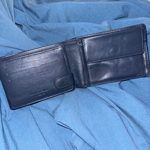 Blue wallet like new condition