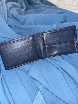Blue wallet like new condition