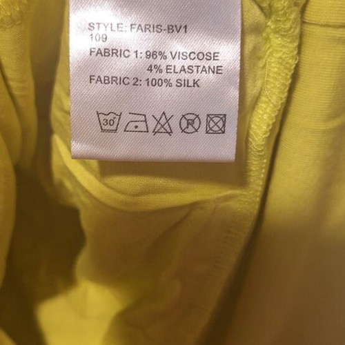 Dress neon yellow green mini, like new, Scandinavian brand SNOB