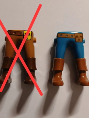 Playmobil πόδια κάτω άκρα 3 τεμάχια σαν καινούργια