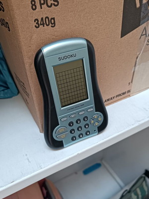 Sudoku handheld electronic game