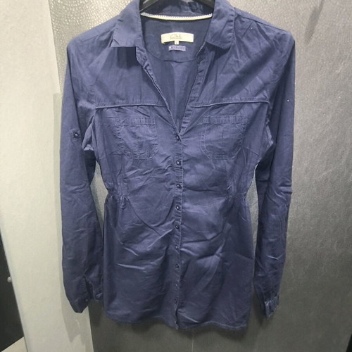 Clockhouse dark blue shirt with cinched waist like new