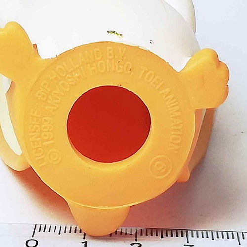 Patamon Digimon figure used, hollow plastic