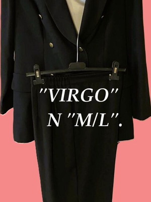 Virgo women's suit new, black, size M/L