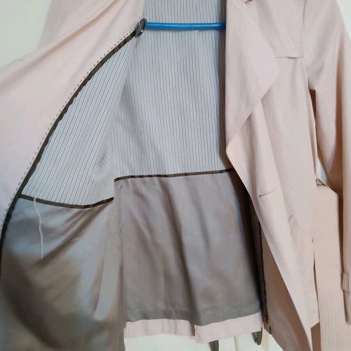 Zara pink trench coat like new, short spring jacket with lining