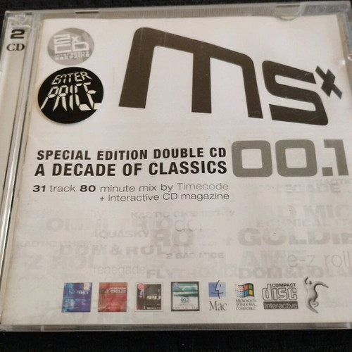 Va Moving Shadow 10th Anniversary Special Edition 2CD album used, electronic