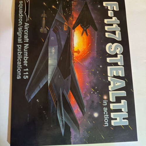 F-117 Stealth in Action book like new, English