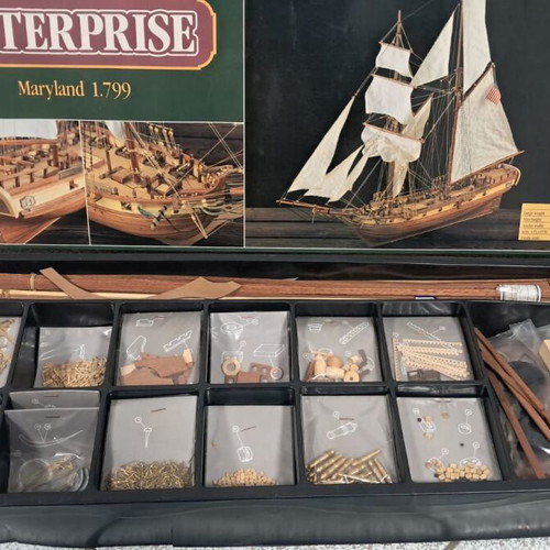 Enterprise Maryland 1799 Wooden Model Kit new