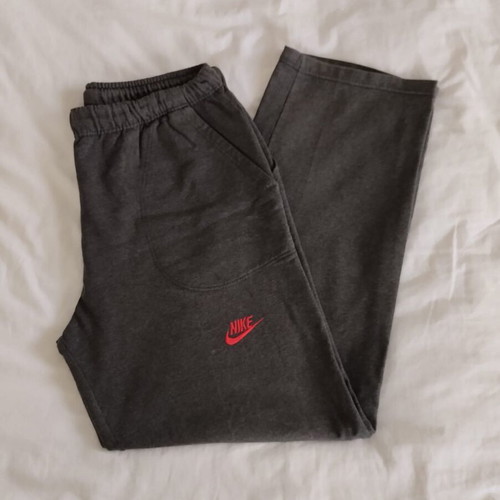 Vintage Nike men's sports pants size L like new, gray