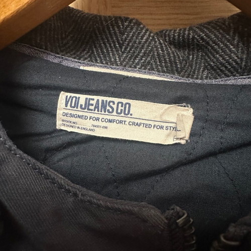Voi Jeans outerwear like new, size XXL, gray and blue