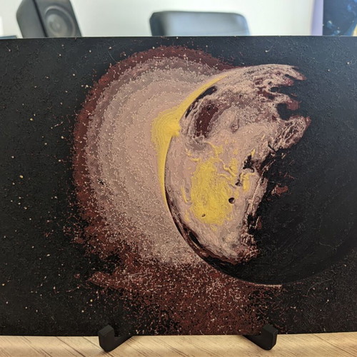 Mars Wall Art new with PLA base and space design