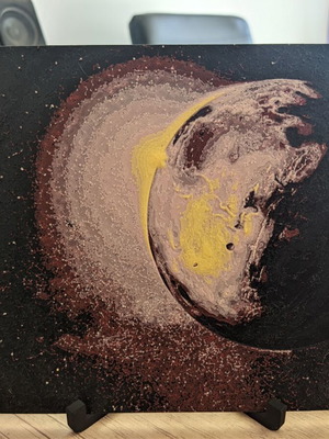 Mars Wall Art new with PLA base and space design