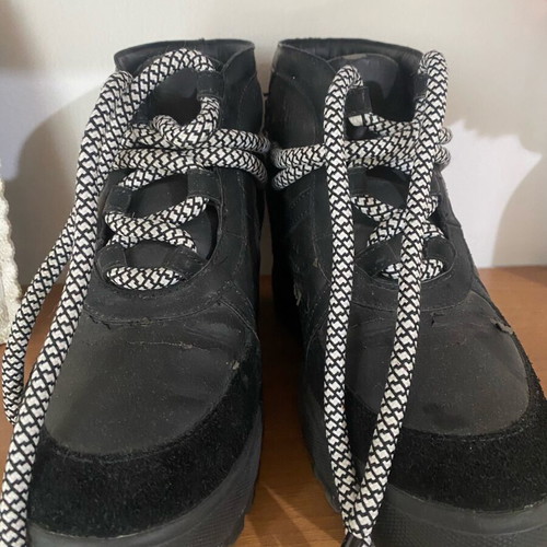 Armani Exchange hidden heel boots size 39 used black