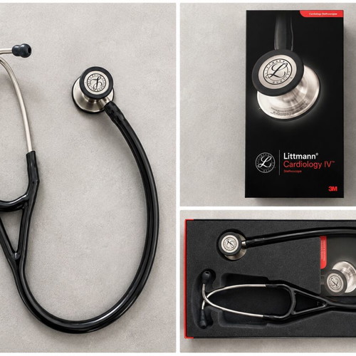 3M Littmann Cardiology IV stethoscope, black