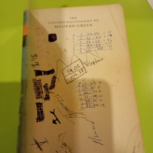 The Oxford Dictionary of Modern Greek used