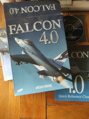 Falcon 4.0 Big Box used PC simulation game