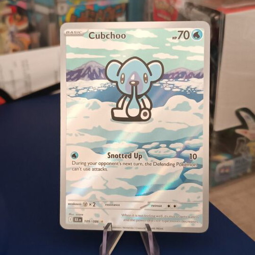 Cubchoo 109/086 Illustration Rare Black Bolt Pokemon TCG card new