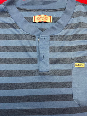 Men's blue pajama top like new, size M, only shirt