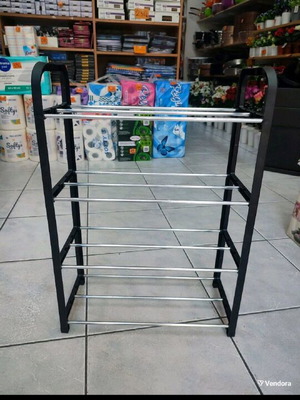 Metal shoe rack new with 4 shelves 40×18.5×58.5 cm