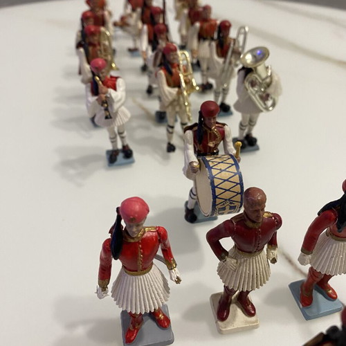 Athina Pal Evzones military figurines used