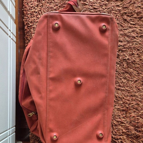 Jump week-end travel sack like new, brick color with leather details