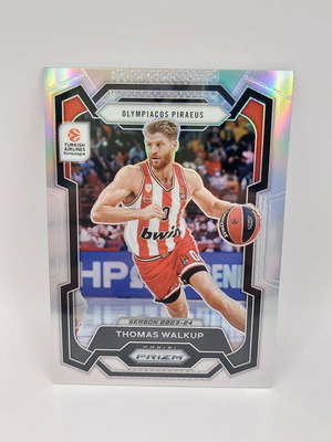 2023-24 Euroleague Prizm Thomas Walkup silver like new