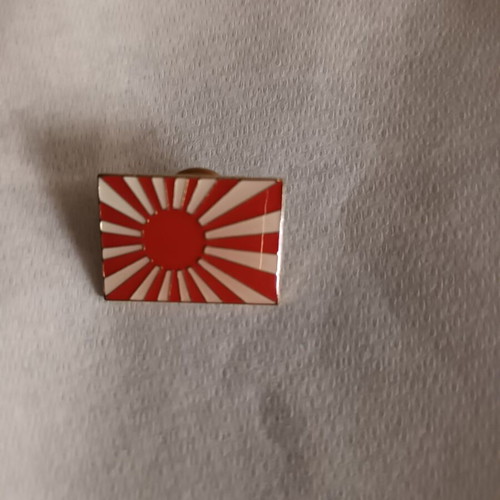 Collectible pin Japanese army flag new, Imperial Navy style