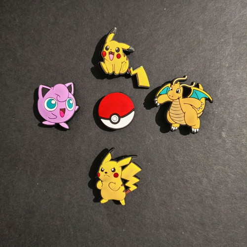 Pokémon Crocs Charms set like new, multicolor, yellow