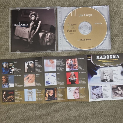 Madonna Like a Virgin digitally remastered CD