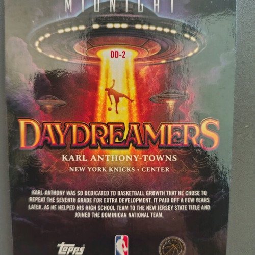 2025-26 Topps Midnight Karl Anthony-Towns Daydreamers #DD-2 NY Knicks like new