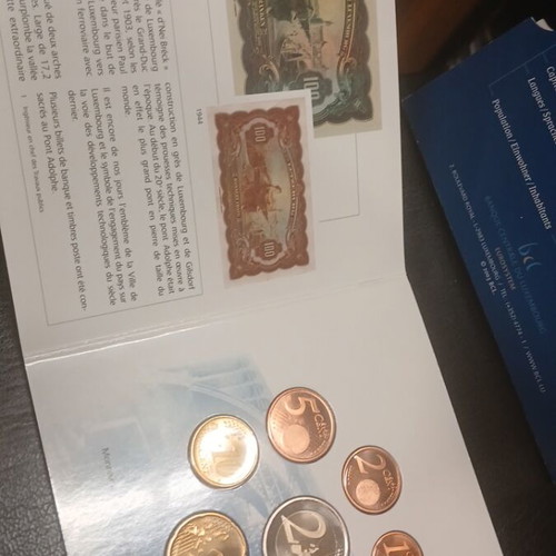 Euro coin set Luxembourg 2003