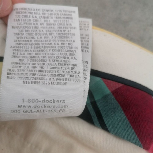 Dockers Extra Slim Fit Chino Pants like new, yellow beige, size 32x34