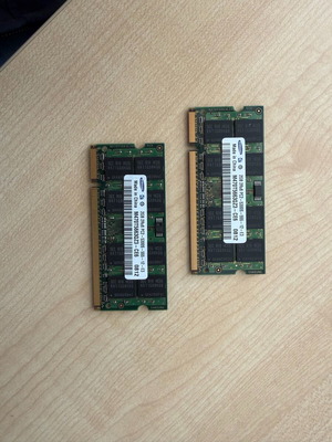 Samsung 2GB DDR2-667 MHz 2RX8 PC2-5300S-555-12-E3 RAM set of 2 like new