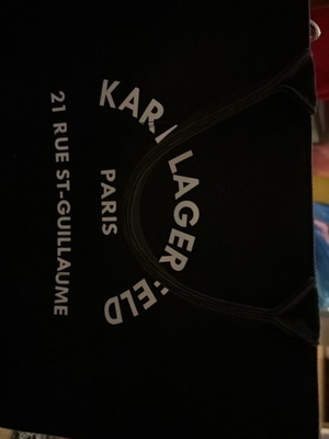 Τσάντα ώμου Karl Lagerfeld υφασμάτινη σαν καινούργια