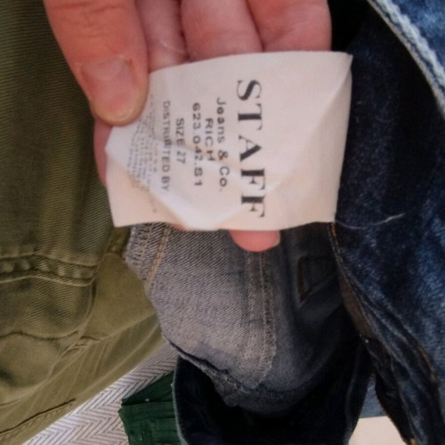 Staff women's jeans No27 like new, blue, size S