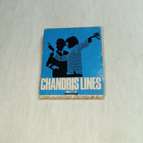 Chandris Lines rare vintage promotional matchbook unused