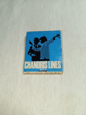 Chandris Lines rare vintage promotional matchbook unused
