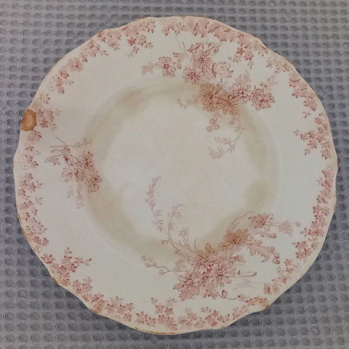 Hanwell Alfred Meakin plate vintage used, 23 cm