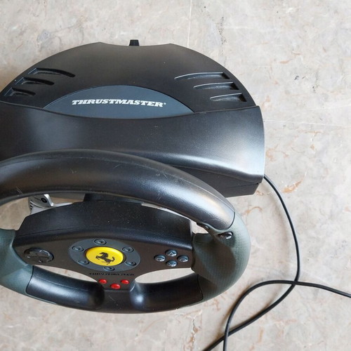 Thrustmaster Force GT Racing Wheel Ferrari like new with Saitek SP550 Joystick