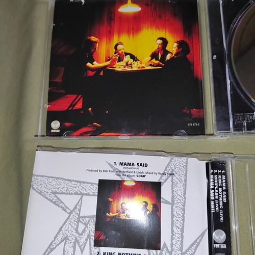Metallica Mama Said 2-CD single set used, 1996 Vertigo