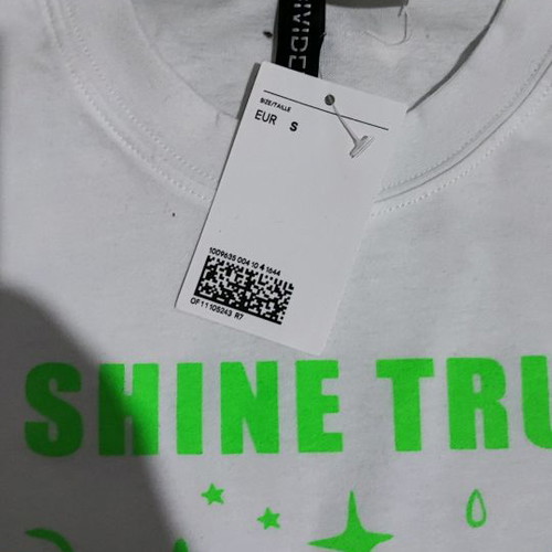 Men's t-shirt with Cancer zodiac new, white, size S